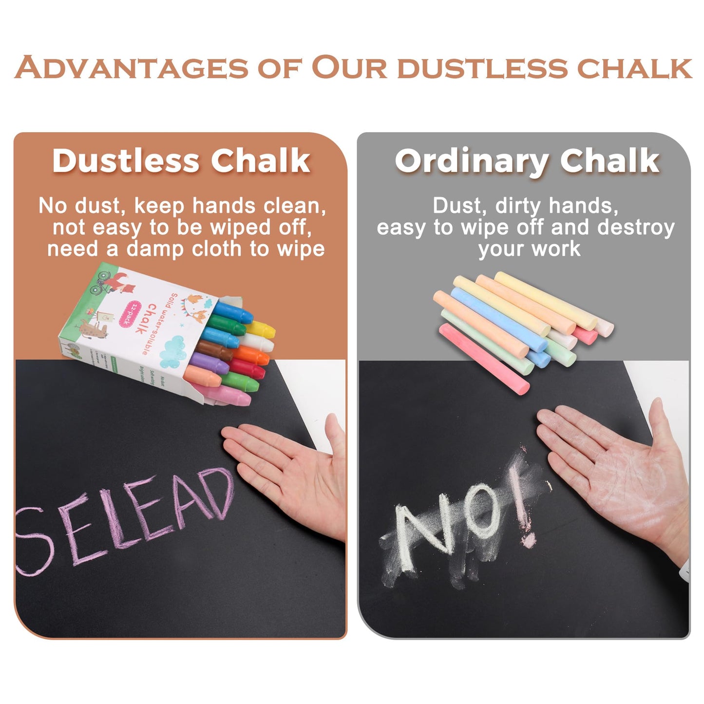 SELEAD Metal Swinging Chalkboard with Wheels - 40" x 20" Double Sided Rolling Sidewalk Chalk Board Easel Sign, Large Outdoor Indoor Menu Message Sandwich Pizarra for Business, Wedding, Cafe