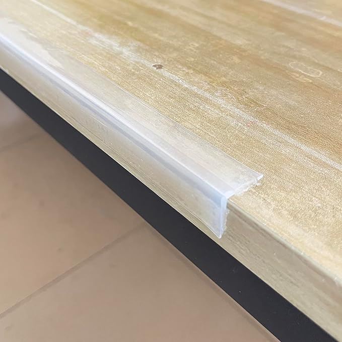 Edge Protector 100% Silicone, Baby Proofing Corners Clear Guards, Pre-Tape