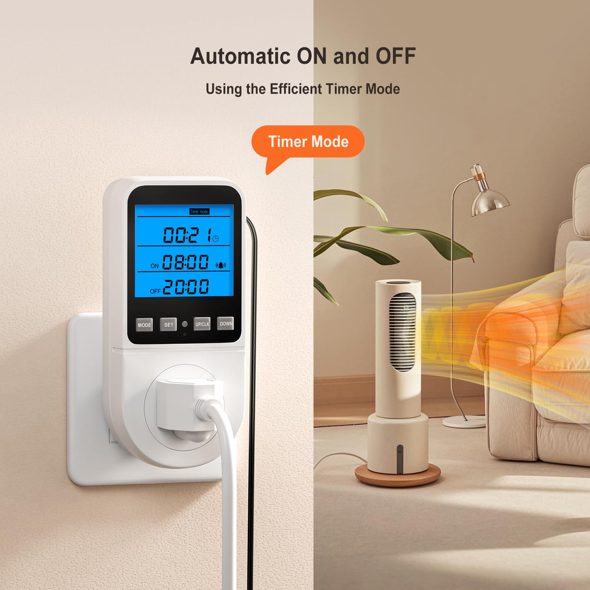 INKBIRDPLUS Plug in Thermostat Timer with Cycle Time Period Control, Heating/Cooling