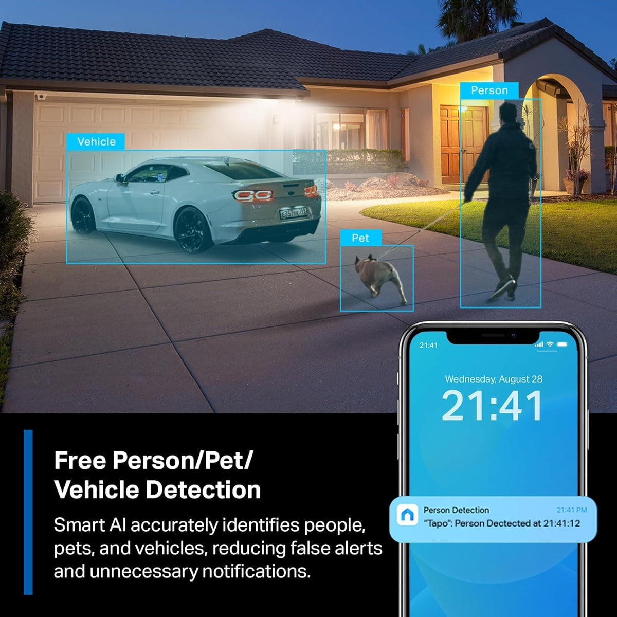 Tapo MagCam 2K+ - 2026 Wirecutter Best Outdoor Security Camera & PCMag Editors' Choice, Wireless Battery Power, Magnetic Mount, Subscription-Free SD Storage or optional Cloud, Person/Vehicle Detection