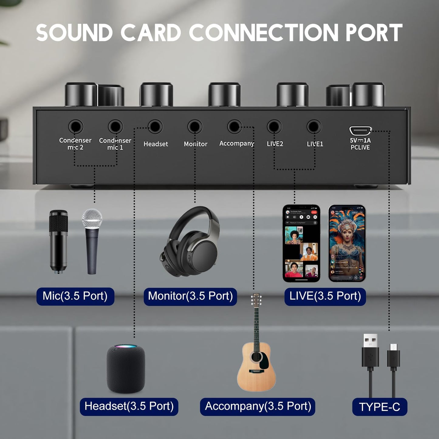 ALSO GO Podcast Equipment Bundle, Podcast Microphone Bundle with BM-800 Microphone & V8s Sound Card, Recording Studio Equipment for Singing, Gaming, Live Streaming and YouTube Tiktok