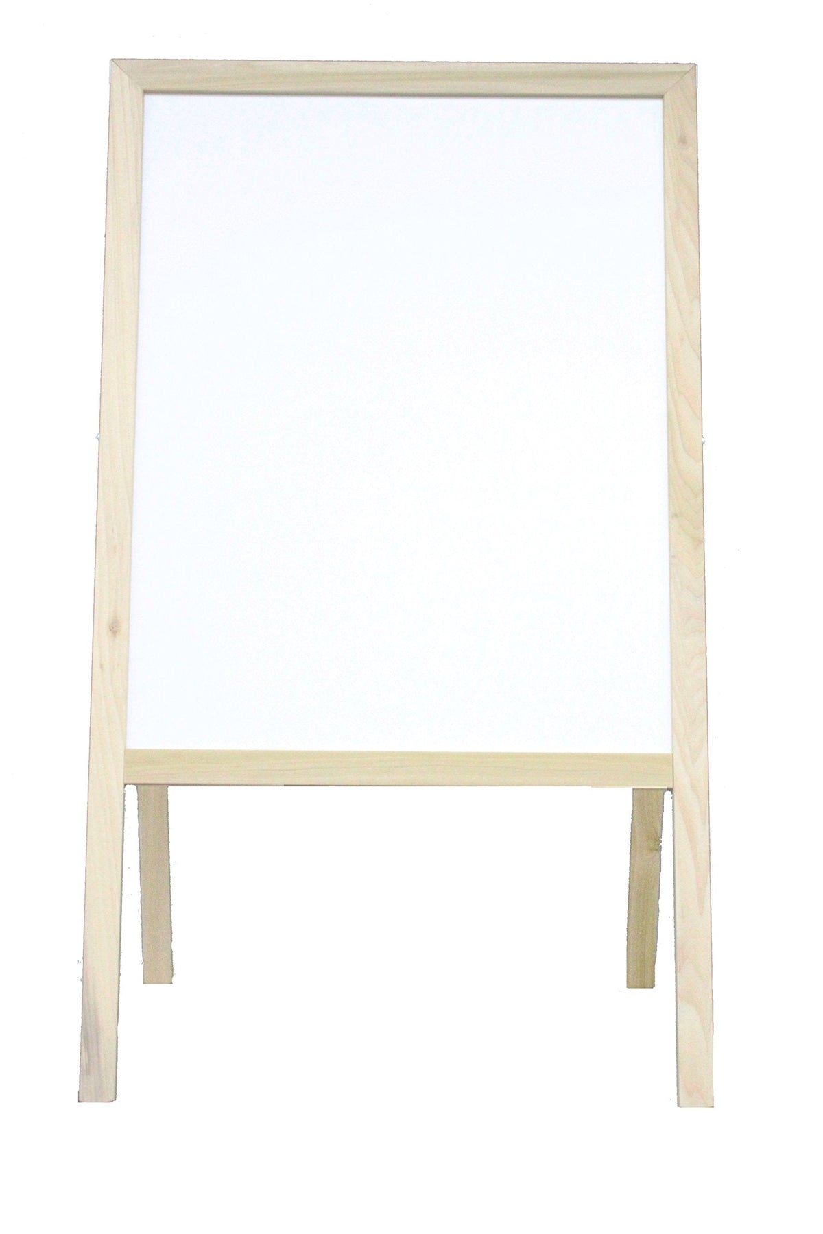 Flipside Products Marquee Easel, Natural Hardwood, White Dry Erase/Black Chalkboard, Menus, Announcements, Restaurants, Coffee Shops, Sale