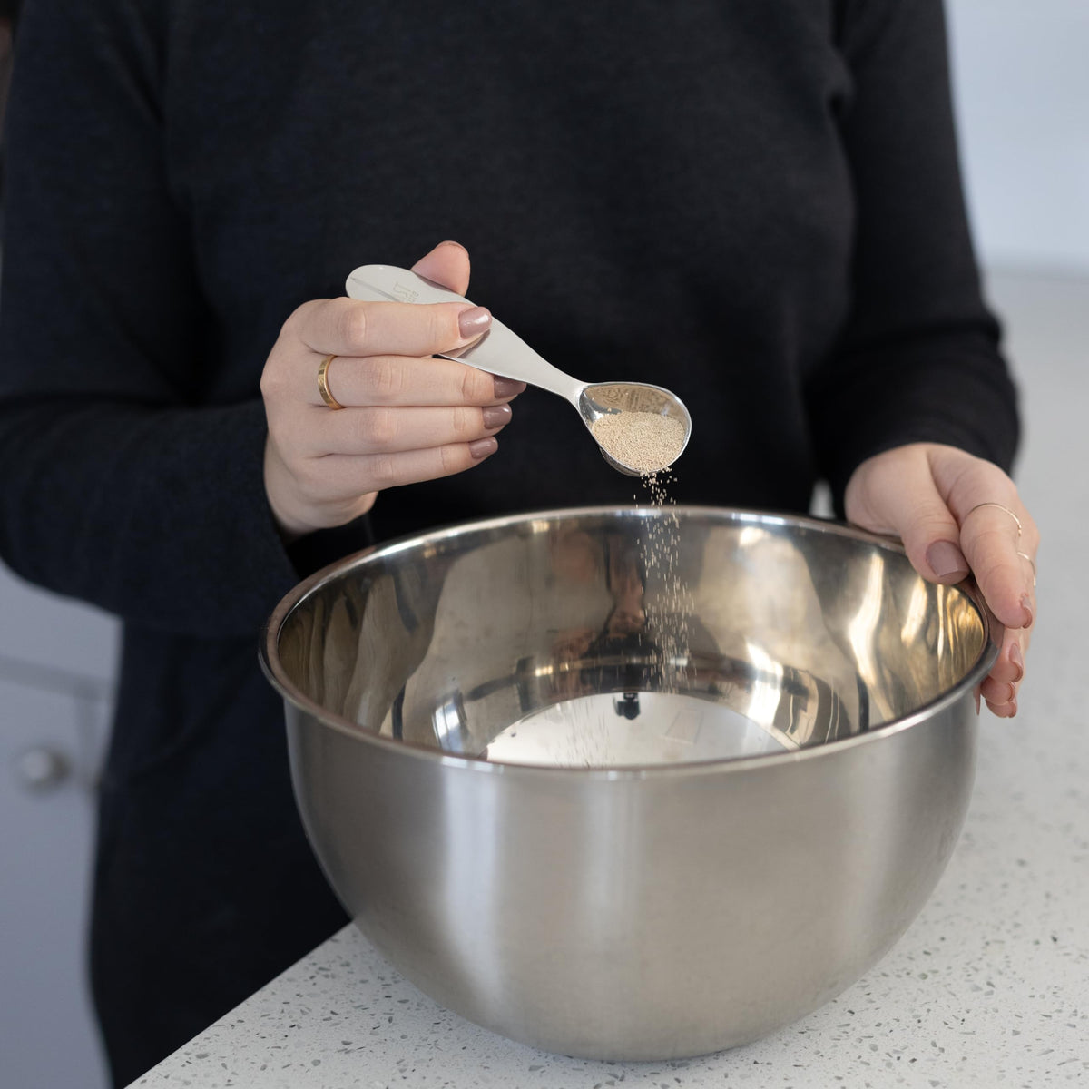 Fox Run Stainless Steel Yeast Measuring Spoon, 2.25 Teaspoons, 0.25 Ounces