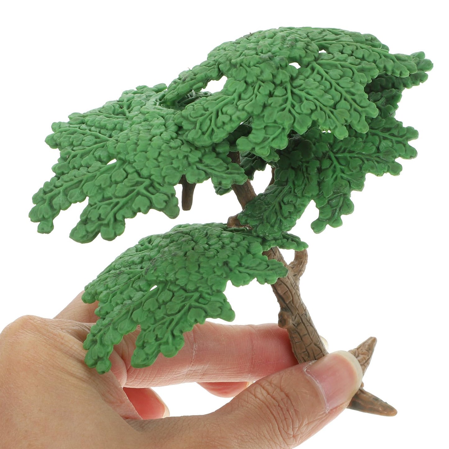Operitacx 3 Pcs Landscape Model Trees 4.13 Inch Mini Pine Cypress Trees for Model Train Scenery Diorama Craft Home Office Decor