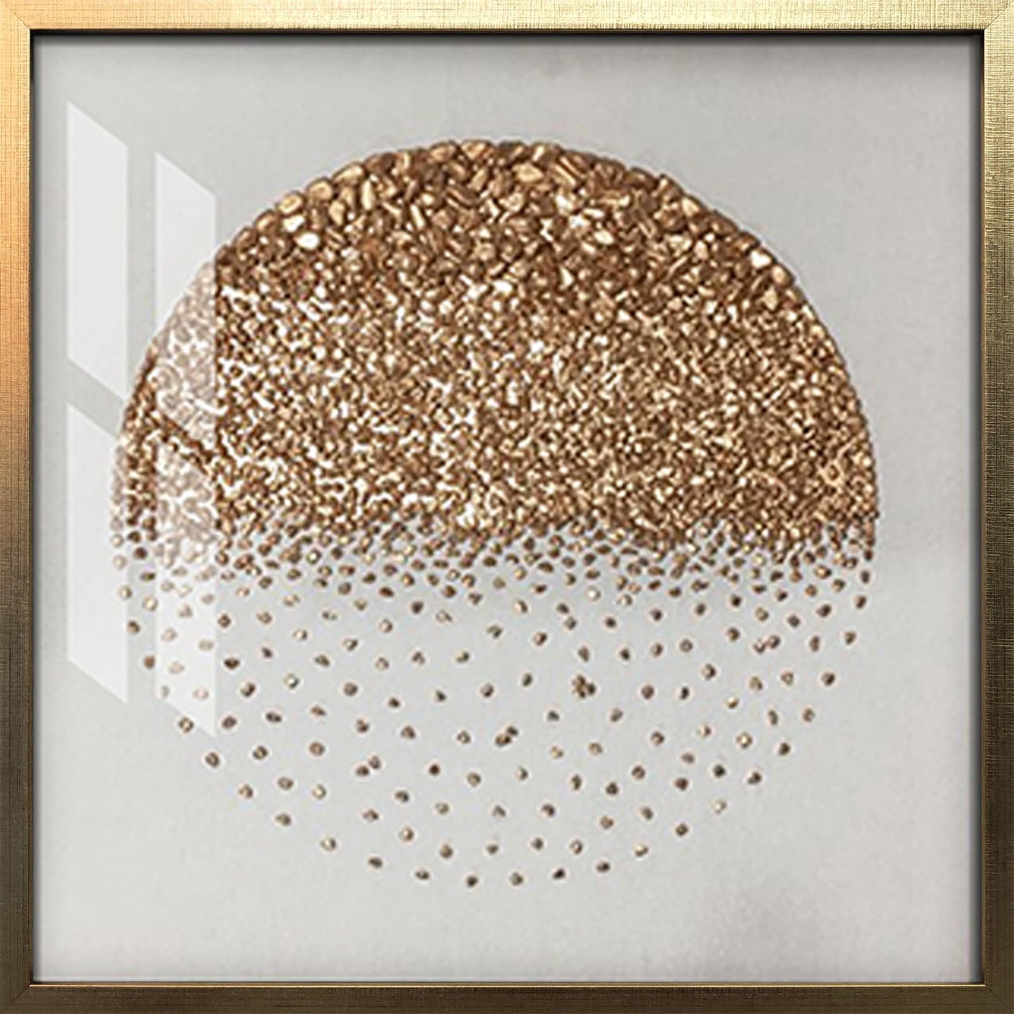 BABOBIU 24x24 Handmade Luxurious Gold Framed Wall Art Modern Abstract Wall Decor Perfect Living Room Wall Decor, Bedroom Wall Art, Office Wall Decor, Bathroom Art Wall Decor, Motivational Wall Decor