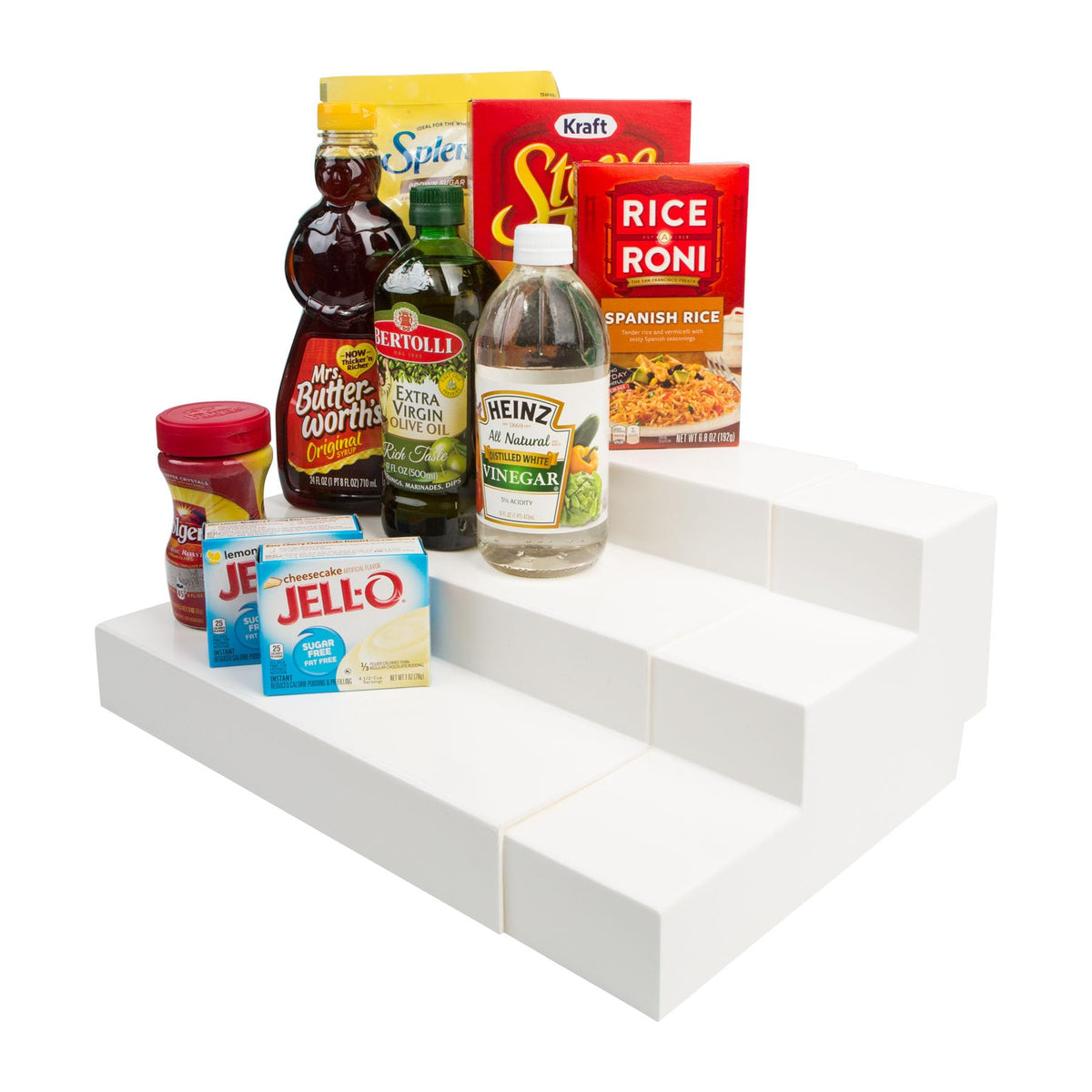 Dial Industries 3 Tier Adjustable Canned Goods Shelves for Kitchen Cabinet and Pantry Organization, Mega