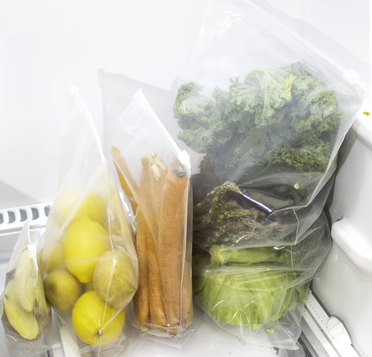 100 Count - Slider Zip Food Storage Bags, 10" x 7" 3 Mil Heavy Duty, Strong & Durable For Freezer Storage. GPI