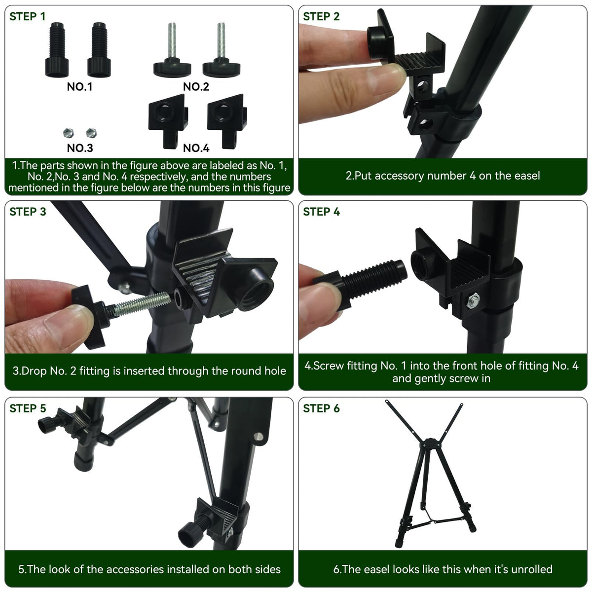 Table Top Easel Stand for Sign – Art Adjustable Portable Sturdy Tripod Artist Easel for Painting and Display - Black Heavy Duty Poster Floor White Board Stand for Canvas Holder Painter and Adults