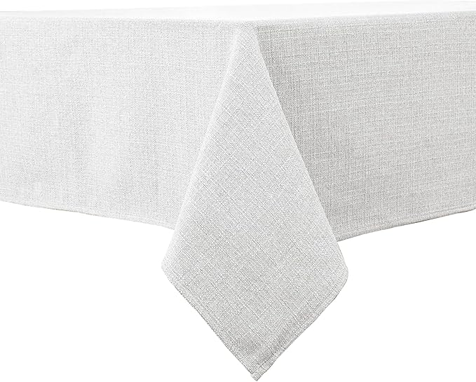 BALCONY & FALCON Rectangle Tablecloth 47" x 63" Washable Wrinkle Resistant and