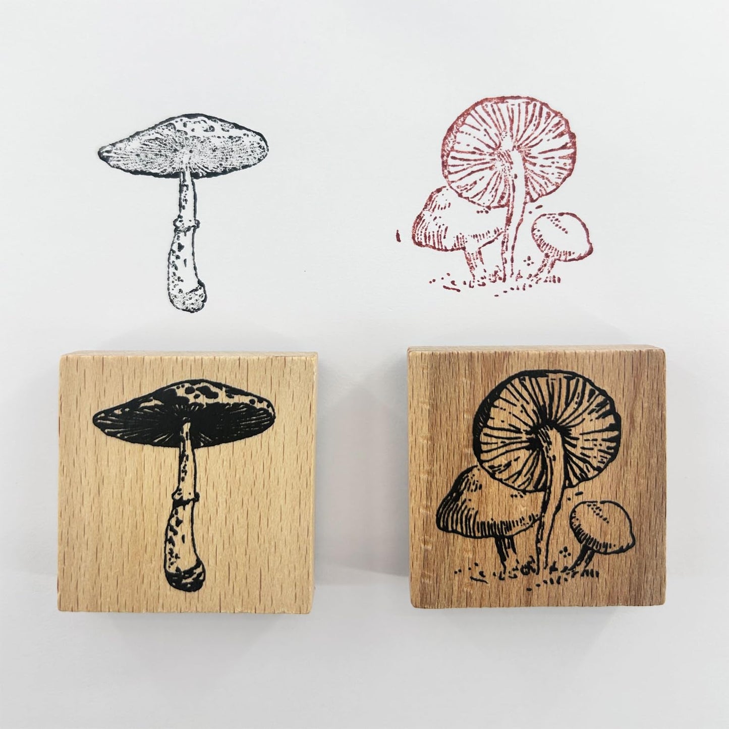 7Pcs Wooden Mounted Rubber Stamps Plant and Flower Decorative Retro Wood Rubber Stamp Set for Art and Craft Journals DIY Card Making Scrapbooking