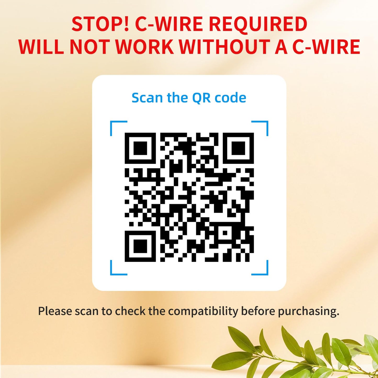 Smart Thermostat for House, WiFi Programmable Thermostat, Compatible with Alexa and Google Assistant, Remote Control Tuya/Smart Life, 𝗖-𝗪𝗶𝗿𝗲 𝗥𝗲𝗾𝘂𝗶𝗿𝗲𝗱