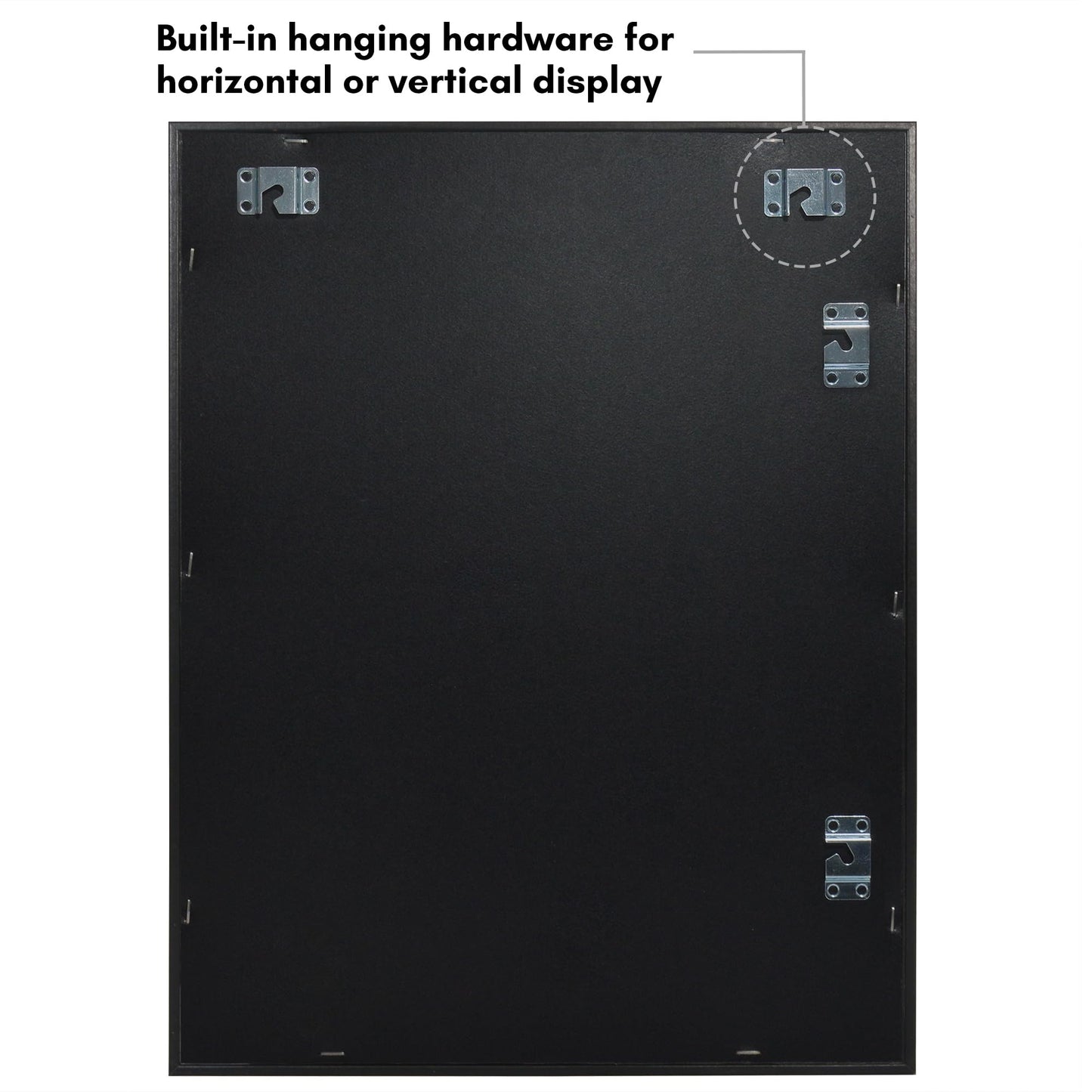Americanflat 14x18 Pin Display Case - Ideal for Enamel Pins, Medals, Jewelry, Memorabilia - Silhouette Collection - Black Pin Collection Display with Polished Plexiglass for Wall Decor