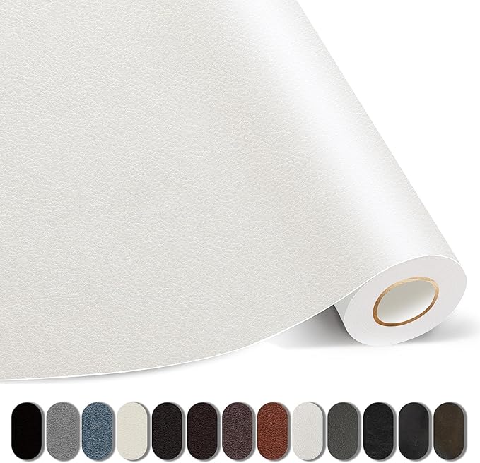 Leather Repair Patches, 17X158 Inch Self-Adhesive Leather Repair Tape, Stretch