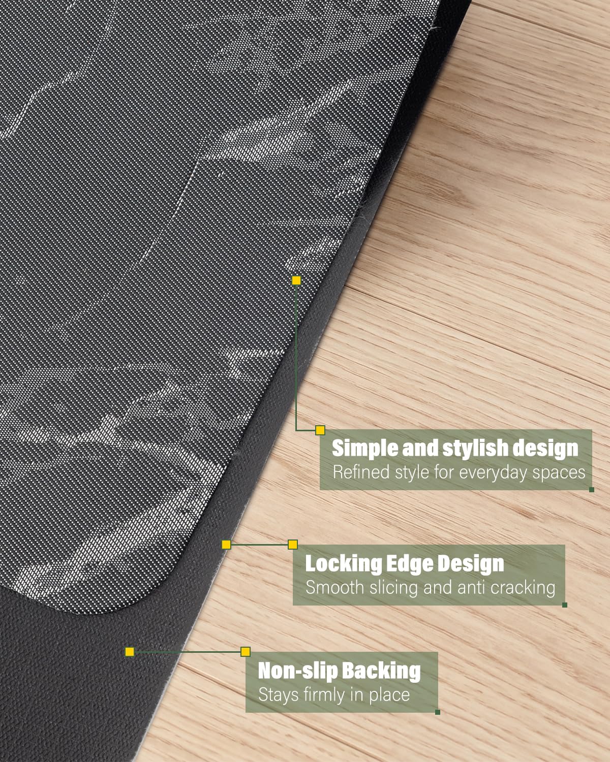 Asrug Office Chair Mat for Hardwood Floor 36" x 48" Desk Computer Chair Mat for Rolling Chair PVC Plastic Durable Non-Slip Under Desk Rug,Hard Floor Protector for Office Home, Gray Marble Design Mat