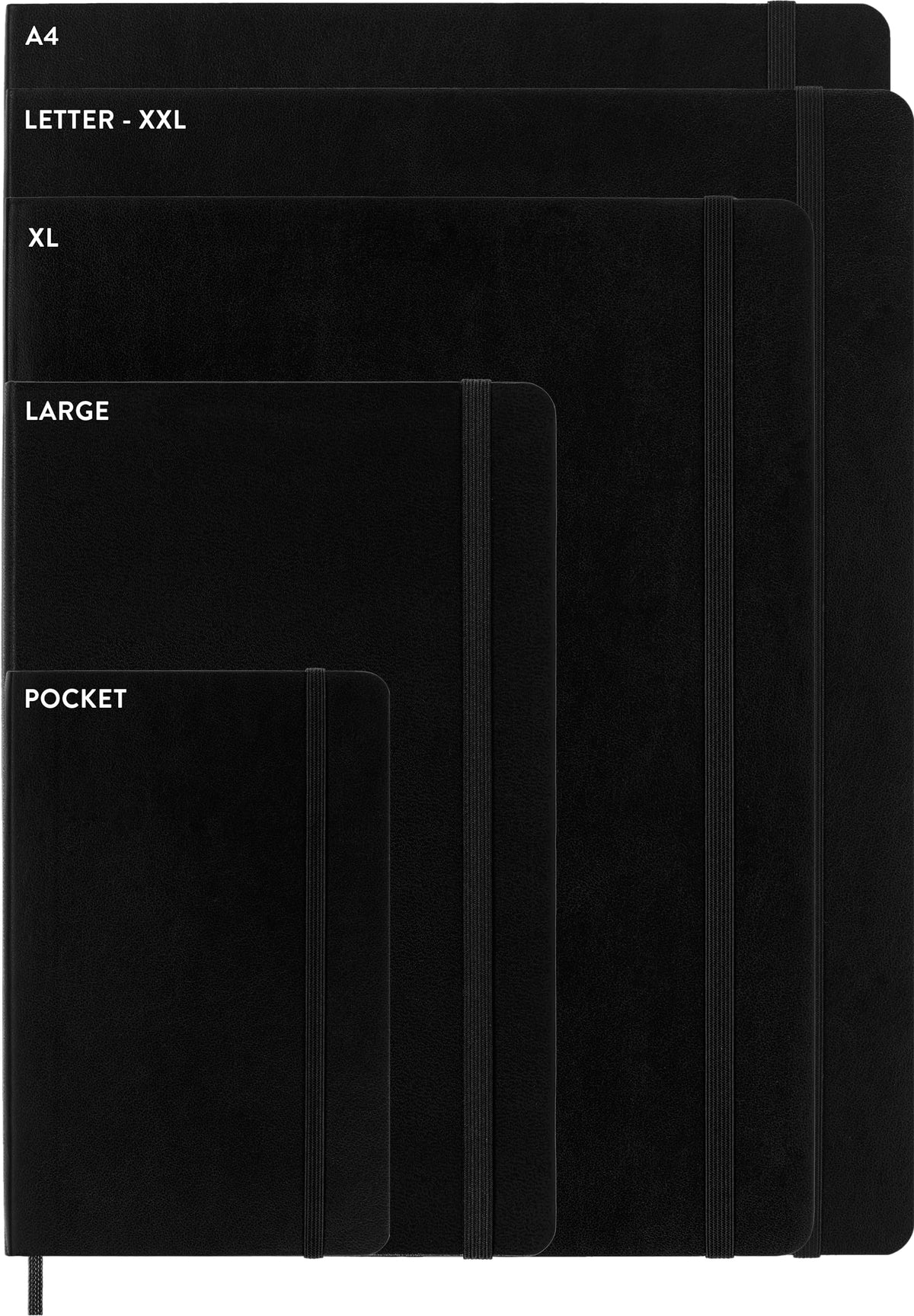 Moleskine Classic Notebook, Soft Cover, XL (7.5" x 9.5") Plain/Blank, Scarlet Red, 192 Pages