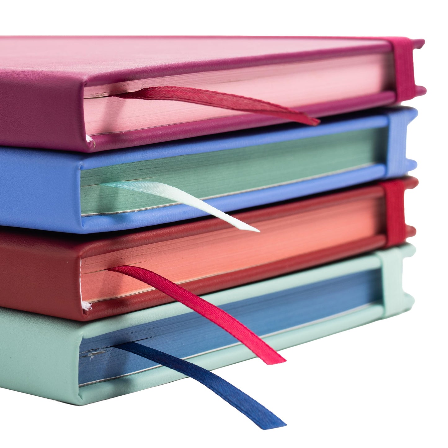 Soulbook - Notebook Hardcover Medium A5, 176 Dotted Pages Journal with Pen Loop, Fuchsia