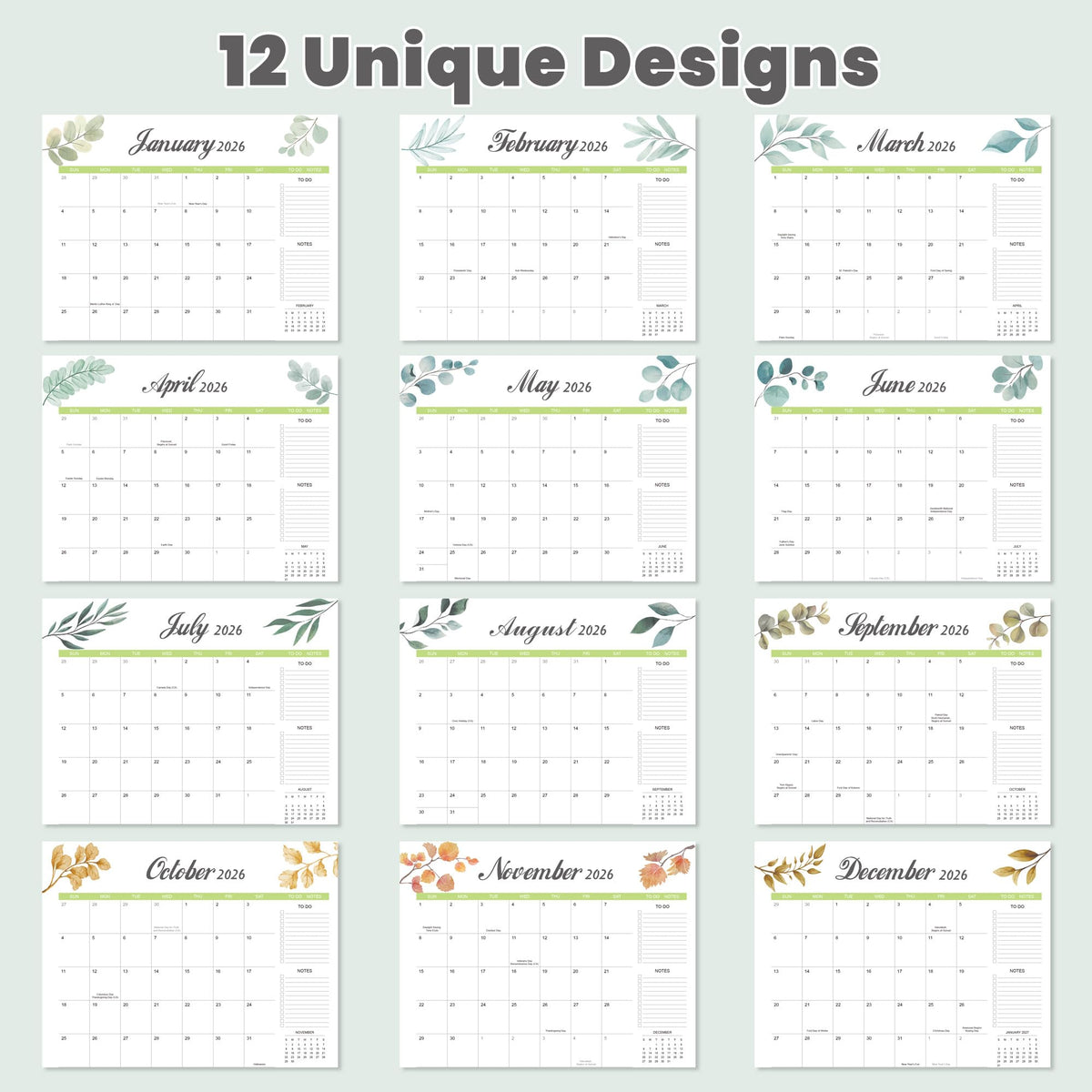 Desk Calendar 2026-2027 with Desk Mat – 22" x 17" Large Desk Pad Calendar Runs from January 2026 to June 2027, Office Supplies Desktop Monthly Calendar for Home & Office