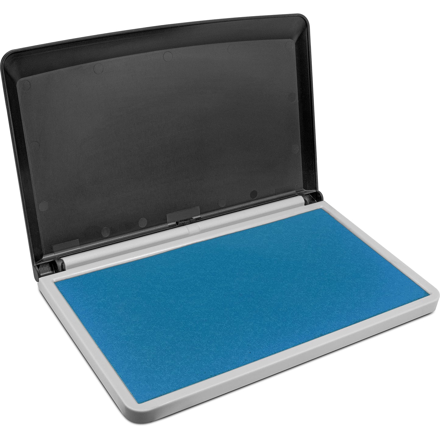 MaxMark Large Premium Sky Blue Ink Stamp Pad - 3.5" x 6.25" - Quality Felt Pad