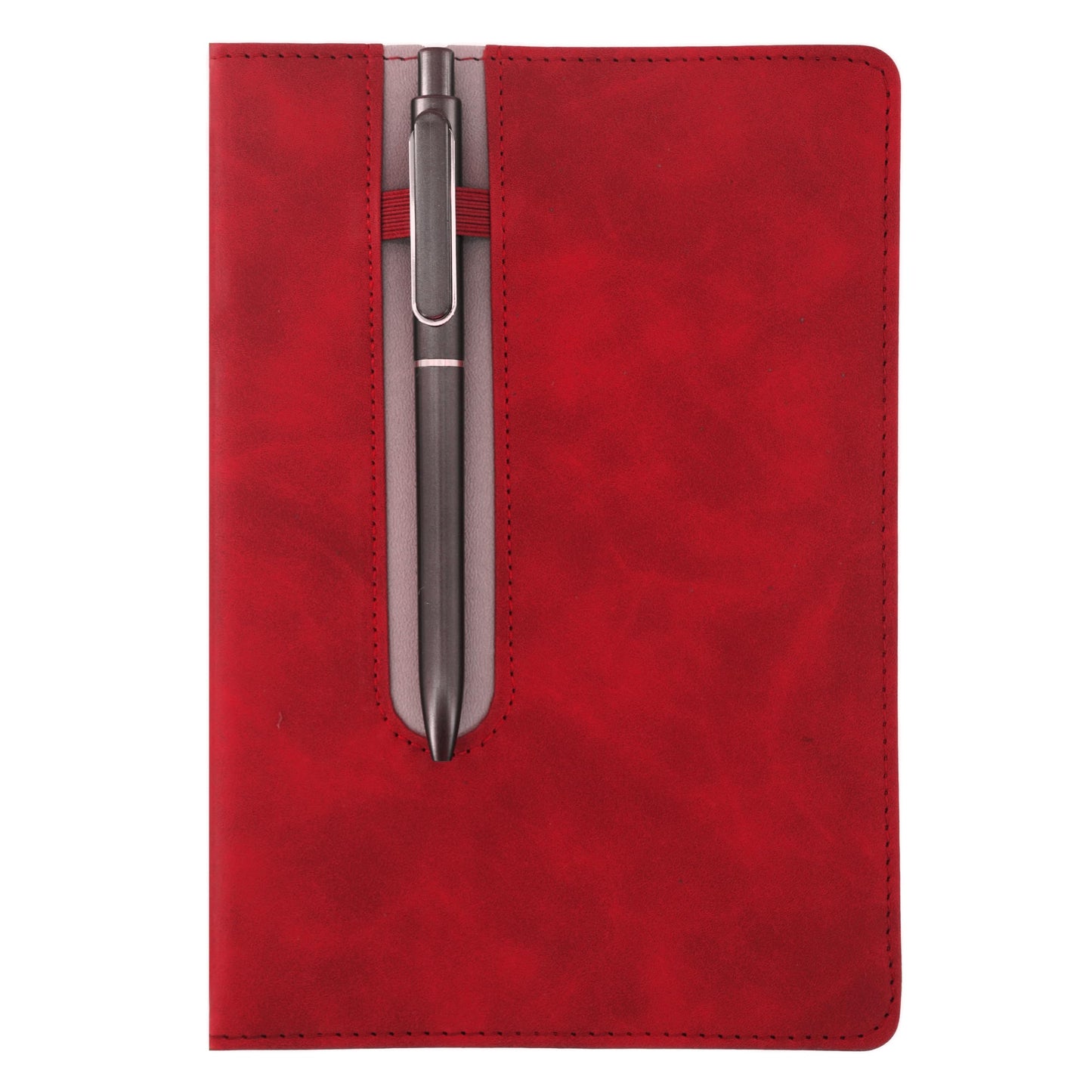 SLFreMint Leather Notebook with Pen and Pen Holder Loop, 240 Pages, 80GSM Paper, College Ruled, Lay Flat, Suitable Journal for Work, Study, Diary and Business, Hardcover Note Book for Both Man and Woman