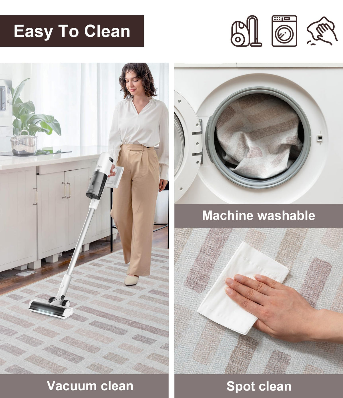 chakme Office Chair Mat for Hardwood Floor, 60"x45" Easy Glide Computer Desk Mat Protector for Rolling Chair Under Desk Rug Nonslip Backing, Machine Wash, (Plaid)