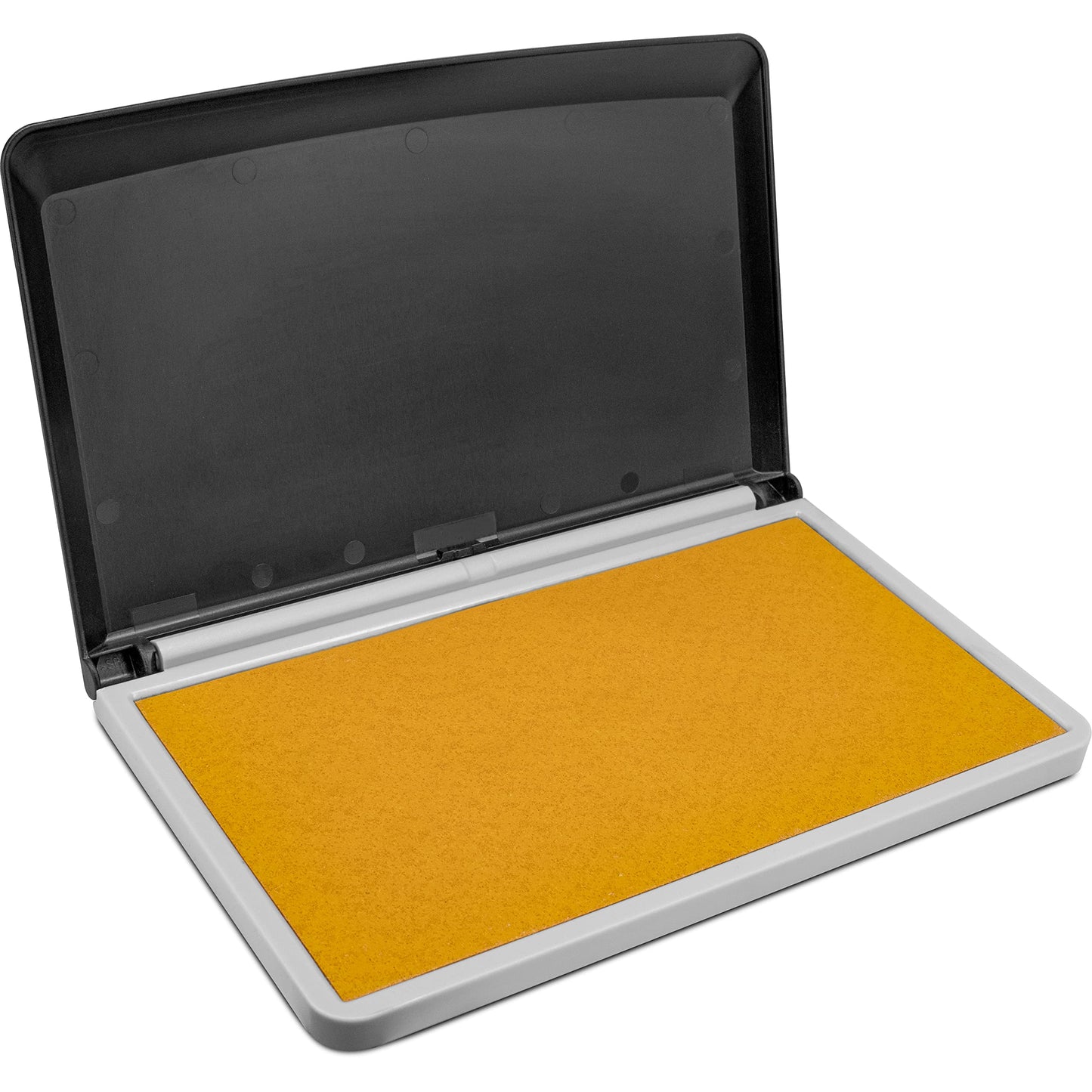 MaxMark Large Premium Dark Yellow Ink Stamp Pad - 3.5" x 6.25" - Quality Felt Pad