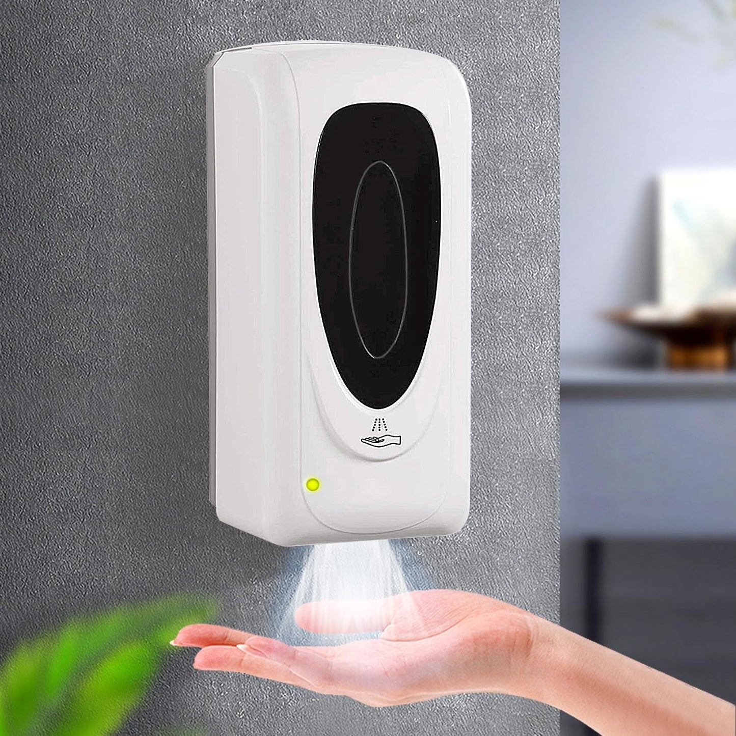 Jewaytec Automatic Hand Sanitizer Dispenser Wall Mount, Liquid Hand Sanitizer Spray Dispenser, 33oz/1000ml Touchless Hand Soap Dispenser for Commercial Industrial Hospitals Office Public