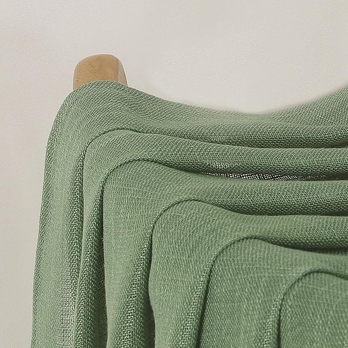 Chyhomenyc Extra Long Sage Green Semi Sheer Curtains 108 Inches Long 2 Panels