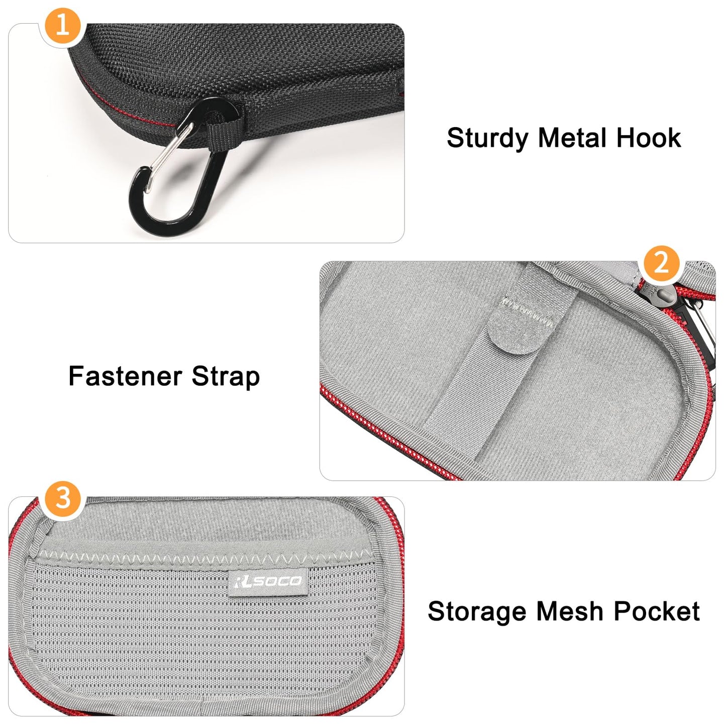 RLSOCO Hard Case for Beats Flex Wireless Earbuds | Compact Design with YKK Zipper & Scratch Protection (Case Only)