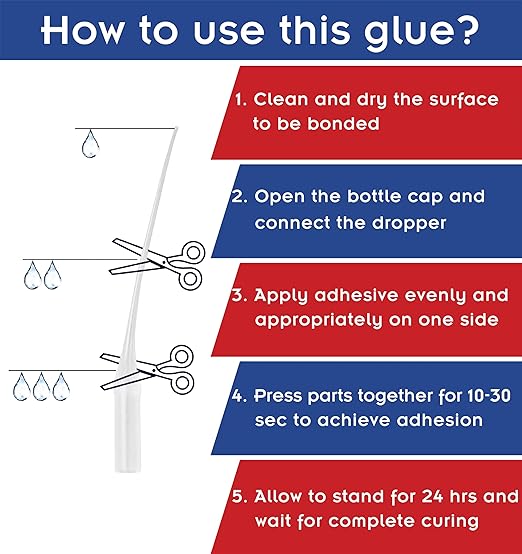 LOOCTOT 30g Plastic Glue, 3D Printer Thin Glue, Adhesive