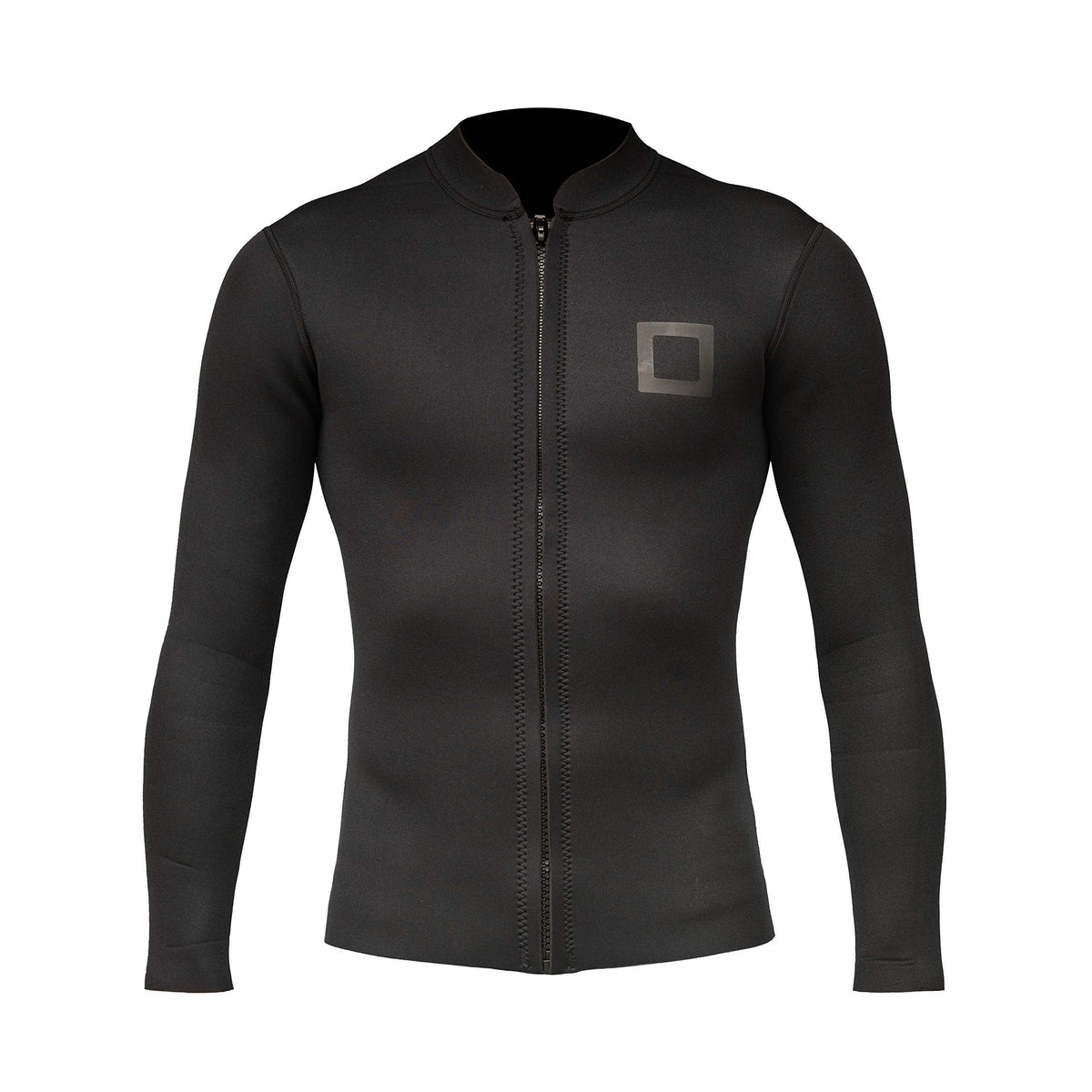 Surf Squared Men's Wetsuit Top Jacket 2mm or 3mm - Neoprene Long Sleeve for Warmth & Comfort, Extended Back Flap - Ideal for Surfing, Snorkeling & Watersports - 2X-Large - 3MM