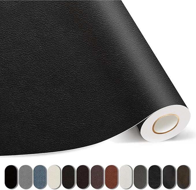 Kangshoon Leather Repair Patches, 17X79 Inch Self-Adhesive Leather Repair Tape