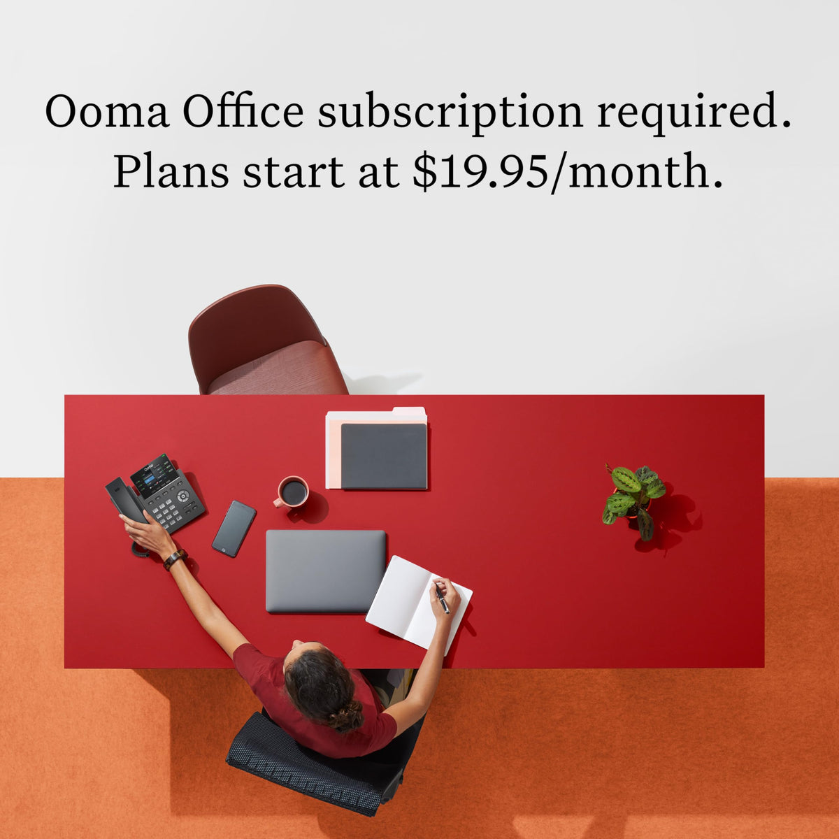 Ooma 2-Pack Provisioned 2602 Office IP Desk Phones for use with Ooma Office Cloud-Based VoIP. Virtual Receptionist, Desktop/Mobile App, Videoconferencing. Subscription Required.