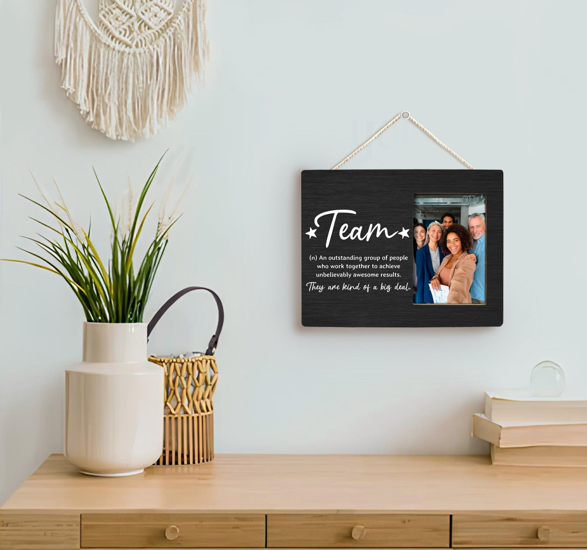 XDFVL Team Picture Frame, Team Ever, Team Gifts, Desk Picture Frames for Office, Team Gifts for Employees, Team Appreciation Gifts for Employees, Gifts for Work Team, Photo Frame 4x6