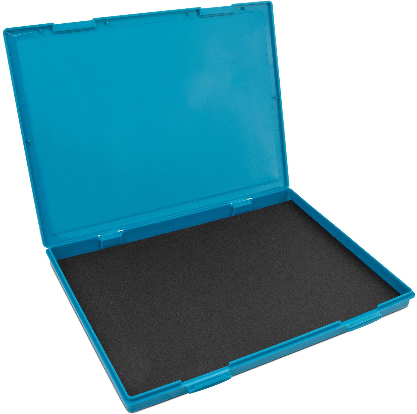 MaxMark Extra Large Black Ink Stamp Pad - 8.25" x 11.5" - Industrial Felt Pad - Black Color