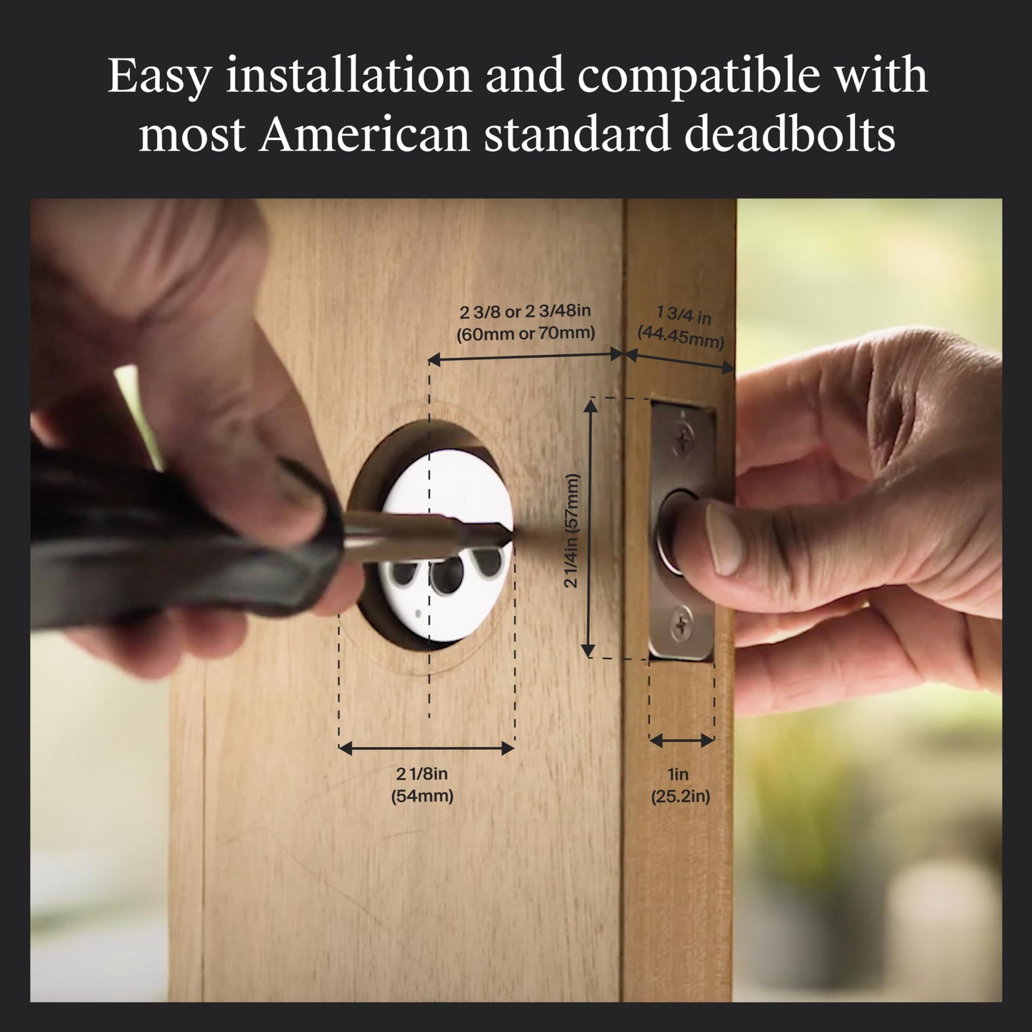 Level Bolt Smart Deadbolt - Make Your Lock Smart Without Changing Keys or Hardware - Matter-Over-Thread Plus Apple Home Key - Keyless & Remote Access via Apple, Alexa, Google Home, SmartThings