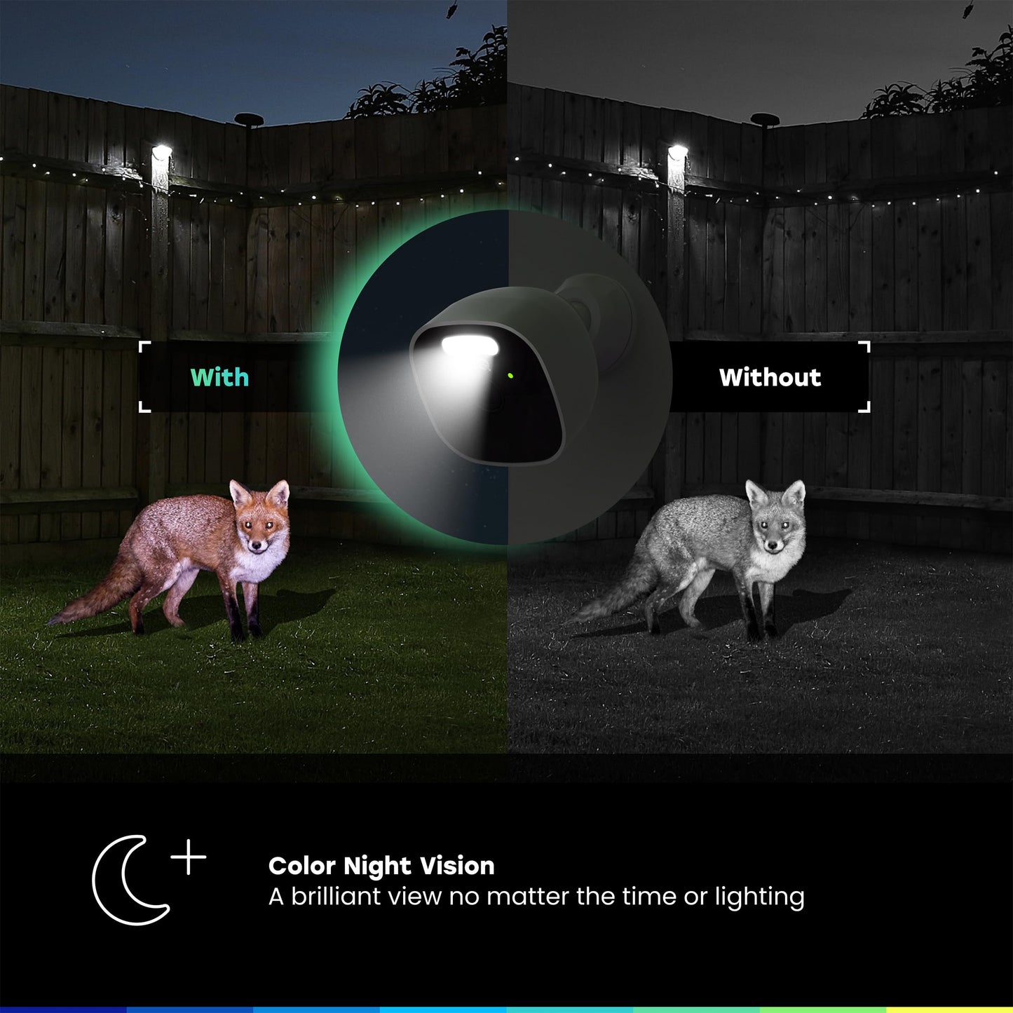 myQ Outdoor Battery Camera | 2K Camera, Color Night Vision, Spotlight, Motion Alerts, Live View with Two-Way Talk, Wireless, Weather-Resistant, Outdoor, White, 4 Pack