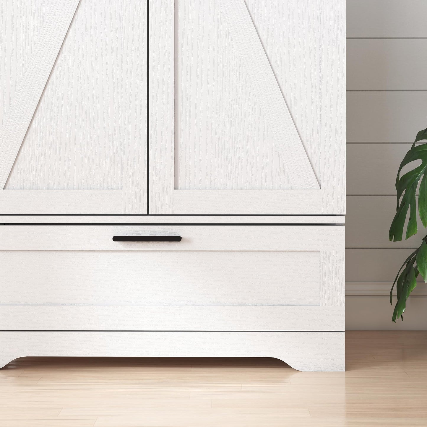 Kitchen Pantry Cabinet, Collection Food Free Standing Tall Wooden Storage Cabinet with Adjustable Shelves & 1 Large Drawer, Versatile Storage for Kitchen Dining Room, Utility Rooms (White)