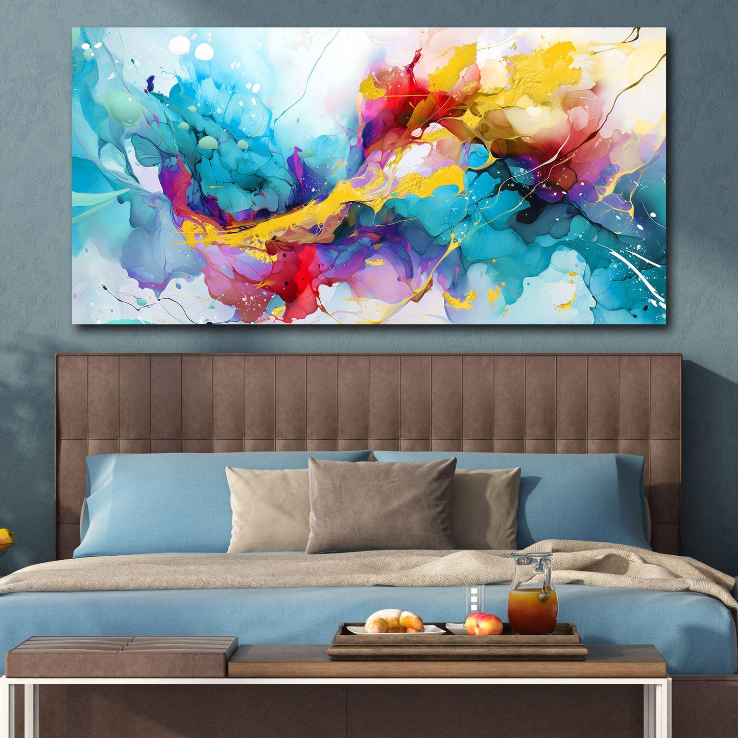 LAOTOART Modern Art Wall-Decor for Office Women - Abstract Wall Art - Large Wall Paintings for Living Room Ready to Hang Size 29" x 59"