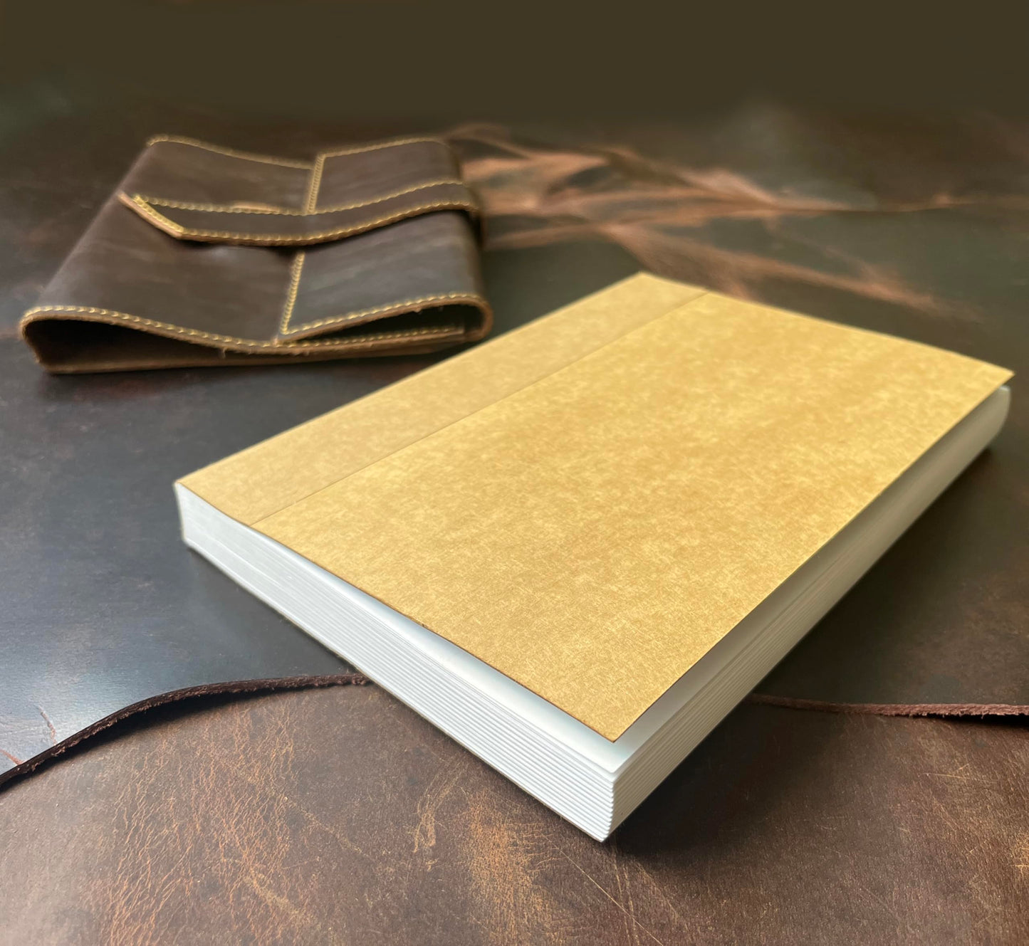 RUSTIC TOWN Traveler Notebook Refills Insert - A5 Blank Refills for Refillable Leather Journals - Organic Handmade Unlined/Unruled Paper