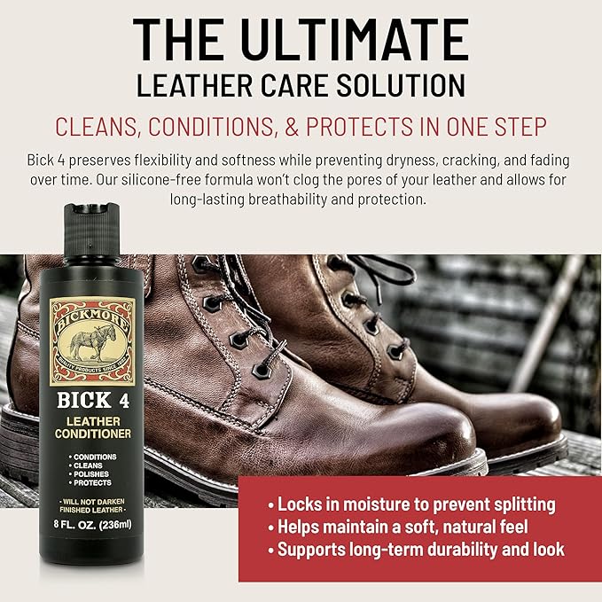 Bickmore Bick 4 Leather Conditioner and Leather Cleaner 16 oz