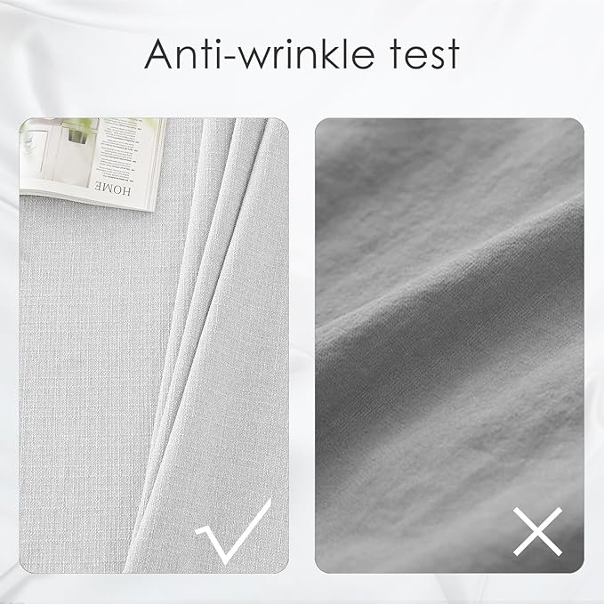 BALCONY & FALCON Rectangle Tablecloth 47" x 63" Washable Wrinkle Resistant and
