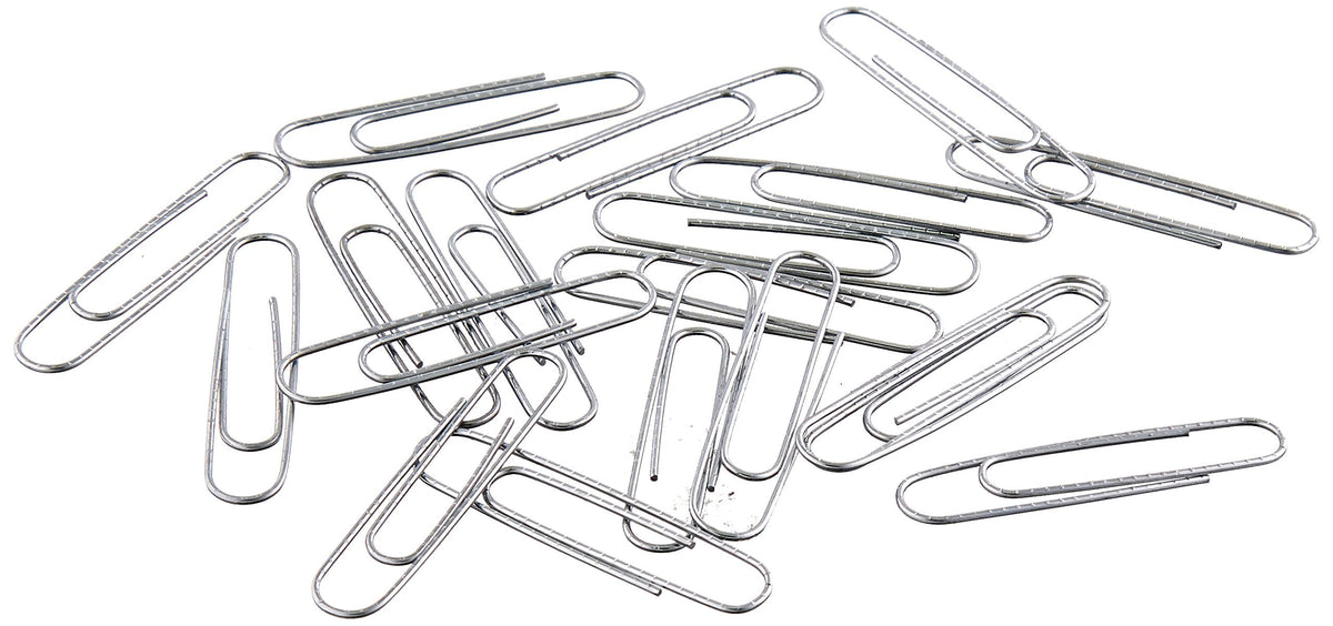 Amazon Basics Jumbo Size Office Paper Clips, Non-Skid, Silver, 1000 Count, 10 Packs of 100, A7072557