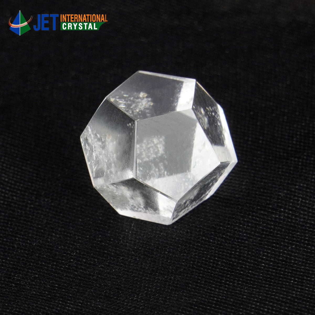 Jet International Beautiful Crystal Quartz Dodecahedron Gemstone Sphatik Original Crystal Natural Authentic Good Luck Genuine Divine Holy Metaphysical Reiki