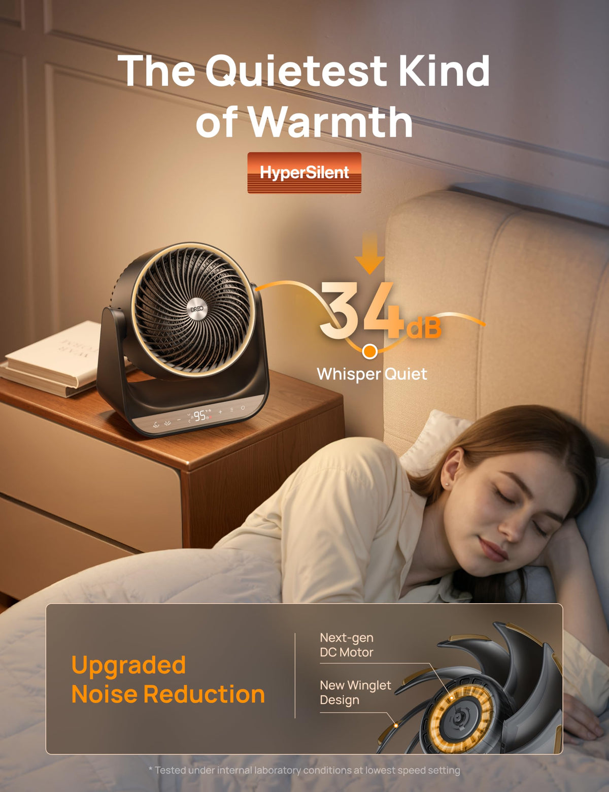 DREO Whole Room Heater 714, 60° Vertical & 90° Horizontal 3D Oscillating Heating, 12 ft/s Long-Range Circulator, 3 Heat & 3 Fan Settings, Space Heaters for Indoor Use, Bedroom, Office, Black