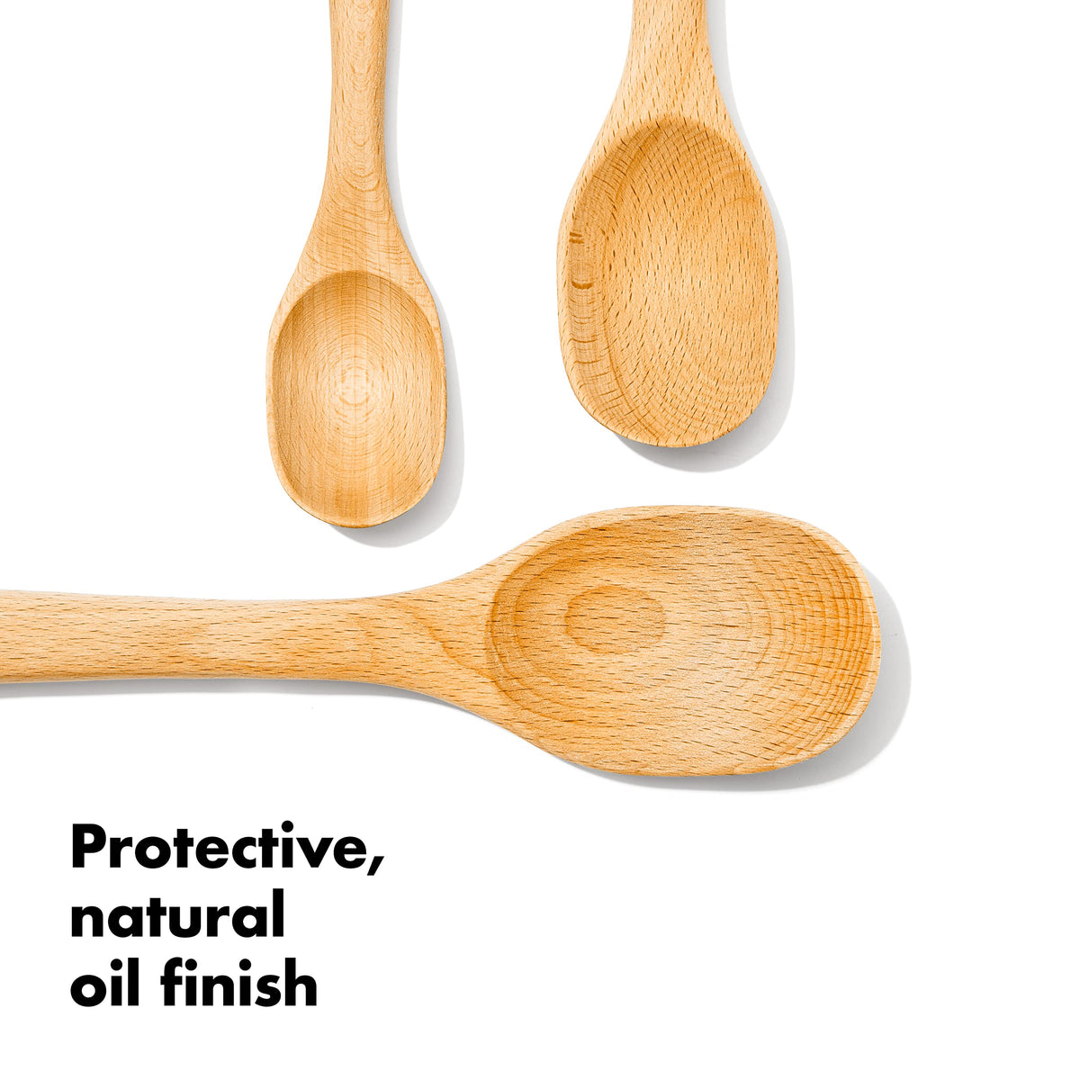 OXO Good Grips 3-Piece Wooden Spoon Set