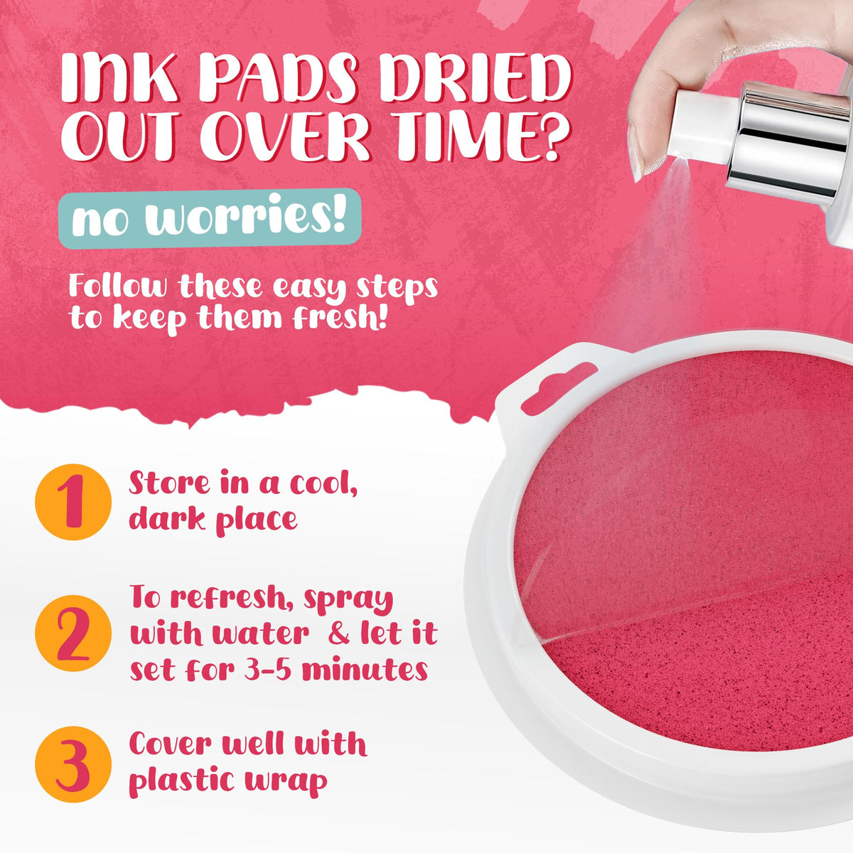 8 Pc Large Ink Pads for Kids - Washable Ink Pads for Kids - Hand/Handprint/Footprint Size - Washable Stamp Pads Kids Non Toxic Ink Pads for Stamps, Crafting, Finger Paint, Card Making, Gift for Kids
