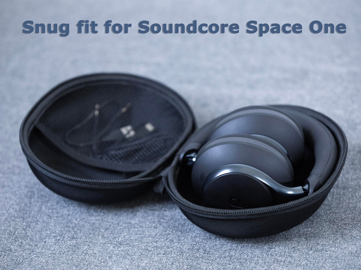 Ginsco Hard Case for Soundcore by Anker, Space One, Active Noise Cancelling Headphones, Arch Case for OneOdio Pro 10/A70/A71, ATH M20X/M30X/M40X, Sony MDR7506 etc Studio Monitor Headphone