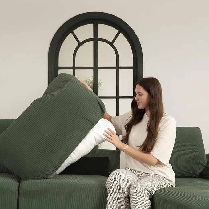 EASE MOOSE Oversized L Shaped Sectional Modular Sofa, Large U Shaped Sectional