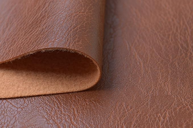 Wento Thick 3 Yard Faux Leather Fabric Soft Skin Grain PU Leather
