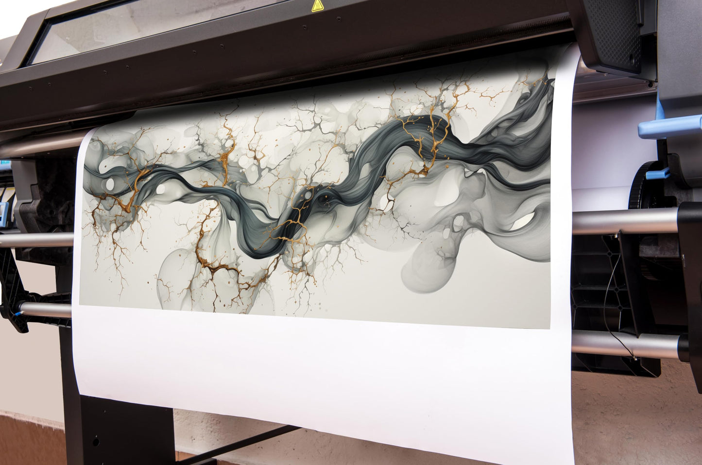 CPKATMT Abstract Wall Art for Living Room Black White and Gold Wall Decor for Office Modern Prints Wall Art for Bedroom Size 20 x 40 Inch